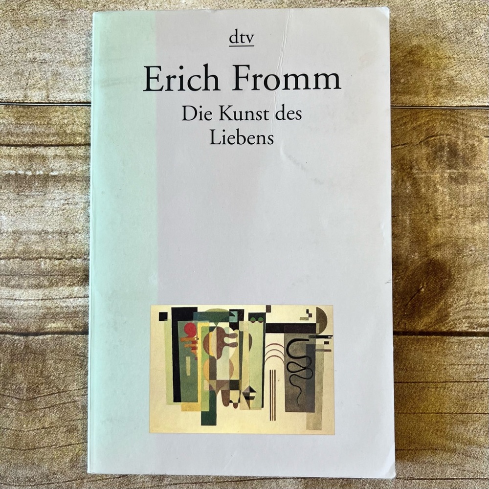 Die Kunst des Liebens Erich Fromm German Large Print dtv Paperback Book